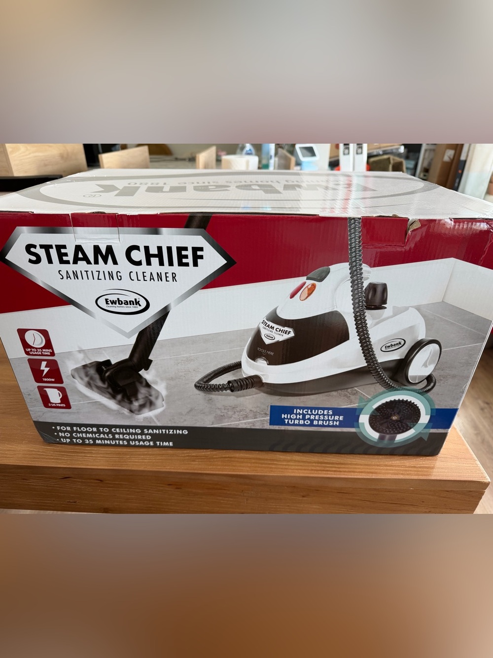 Ewbank Steam Cheif sanitizing steam cleaner